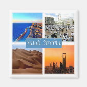 zSA010 SAUDI ARABIA, Azië, Fridge Magneet (Voorkant)