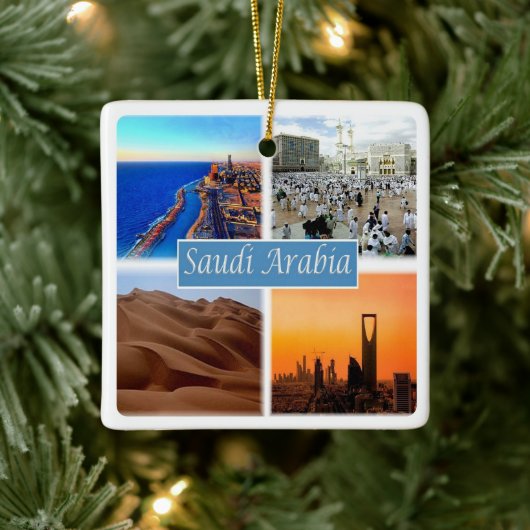 zSA010 SAUDI ARABIA, Azië, Keramisch Ornament (Boom)