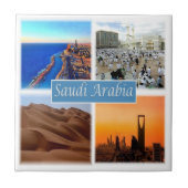 zSA010 SAUDI ARABIA, Azië, Tegeltje (Voorkant)