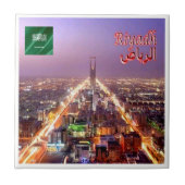 zSA019 panorama van RIYADH, Saudi-Arabië, Tegeltje (Voorkant)