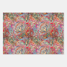 Zsa Zsa Paisley, Mah Jongg en Melange Inpakpapier Vel