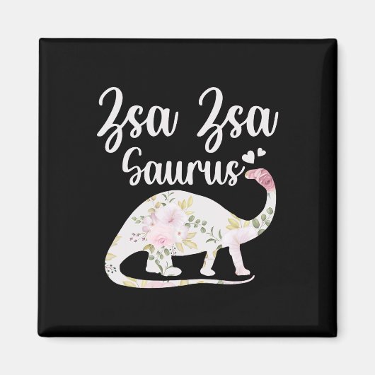 Zsa Zsa Saurus oma Moederdag Thanksgiving C Magneet (Voorkant)