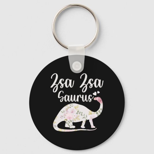 Zsa Zsa Saurus oma Moederdag Thanksgiving C Sleutelhanger (Voorkant)