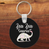 Zsa Zsa Saurus oma Moederdag Thanksgiving C Sleutelhanger (Voorkant)