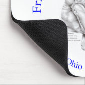 ZsaZsa Hands met Paarse tekst Muismat (Hoek)