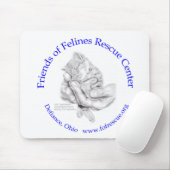 ZsaZsa Hands met Paarse tekst Muismat (Met muis)