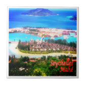 zSC008 MAHE", Seychellen, Afrika, Tegeltje (Voorkant)