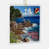 zSC011 MAHE', Seychellen, Afrika, Keramisch Ornament (Rechts)