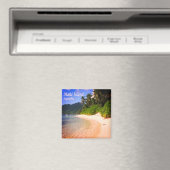 zSC014 SEYCHELLES, Panorama Beach, Afrika, Fridge Magneet (Insitu (Vaatwasser))