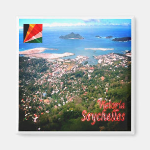 zSC016 VICTORIA, Seychellen, Afrika, Fridge Magneet