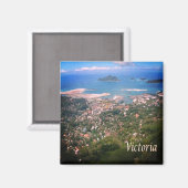 zSC020 VICTORIA, Seychellen, Afrika, Fridge Magneet (Voorkant / Achterkant)