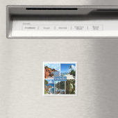 zSC026 SEYCHELLES, Mosaic, Afrika, Fridge Magneet (Insitu (Vaatwasser))
