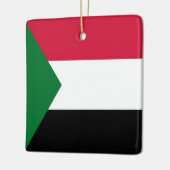 zSD001 SOEDAN, Vlag, Afrika, Keramisch Ornament (Links)