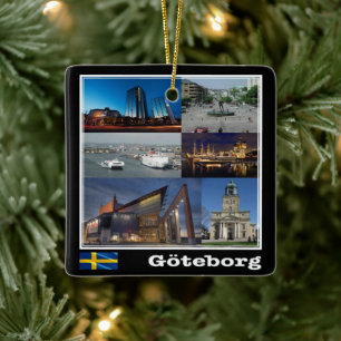 zSE004 GOTHENBURG, Zweden, Europa, Keramisch Ornament