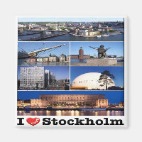 zSE021 STOCKHOLM "IK HOEF". Zweden, Europa, Fridge