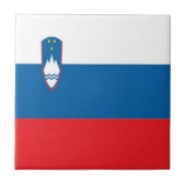 zSI001 SLOVEENSE VLAG SLOVENIË, Tegeltje (Voorkant)