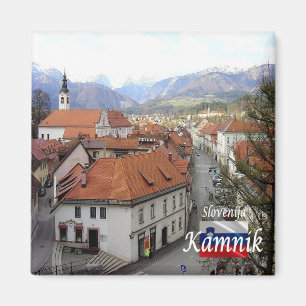 zSI011 KAMNIK, Slovenië, Europa, Fridge Magneet