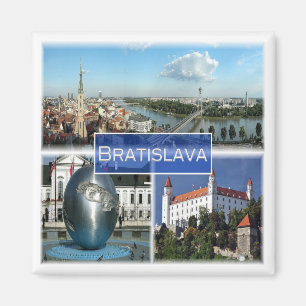 zSK003 BRATISLAVA, Slowakije, Europa, Fridge Magneet