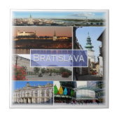 zSK004 BRATISLAVA, Slowakije, Europa, Tegeltje (Voorkant)
