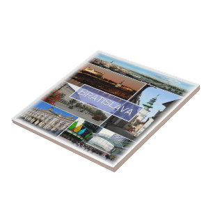 zSK004 BRATISLAVA, Slowakije, Europa, Tegeltje