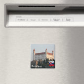 zSK007 BRATISLAVA CASTLE, Slowakije Europe, Fridge Magneet (Insitu (Vaatwasser))