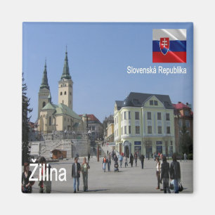 zSK008 ŽILINA, Slowakije, Europa, Fridge Magneet
