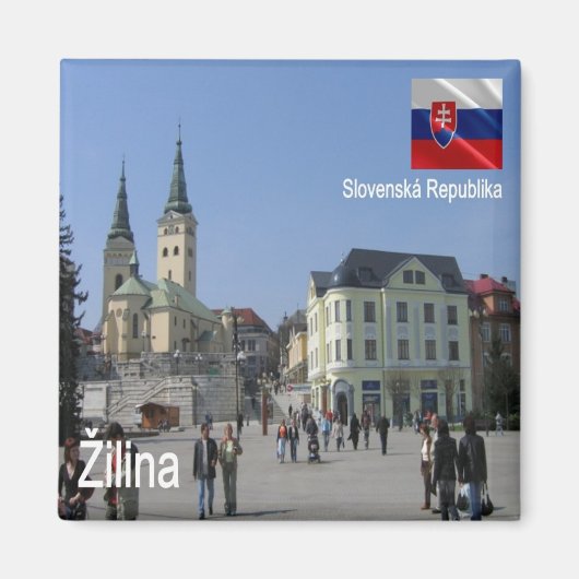 zSK008 ŽILINA, Slowakije, Europa, Fridge Magneet (Voorkant)