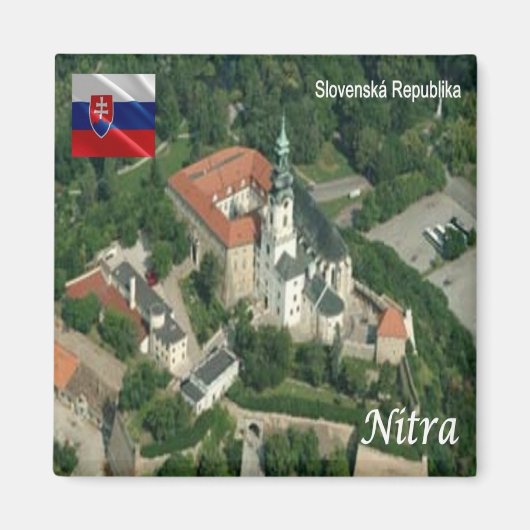 zSK010 NITRA CASTLE, Slowakije, Europa, Fridge Magneet (Voorkant)