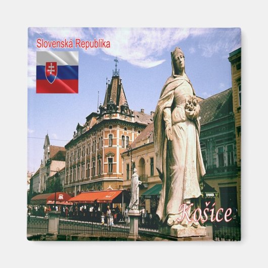 zSK011 KOŠICE, Slowakije, Europa, Fridge Magneet (Voorkant)
