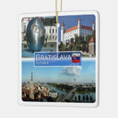 zSK013 BRATISLAVA, Slowakije, Europa, Keramisch Ornament (Links)