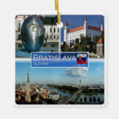 zSK013 BRATISLAVA, Slowakije, Europa, Keramisch Ornament (Voorkant)