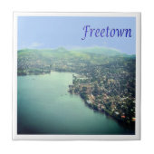 zSL004 FREETOWN, Panorama, Sierra Leone, Tegeltje (Voorkant)