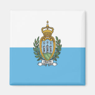 zSM001 SAN MARINO FLAG, Europa, Fridge Magneet