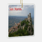 zSM007 MONTE TITANO panorama, San Marino, Keramisch Ornament (Rechts)