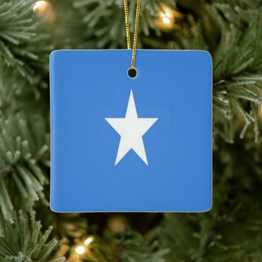 zSO001 SOMALIË, Vlag, Afrika, Keramisch Ornament (Boom)