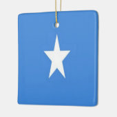 zSO001 SOMALIË, Vlag, Afrika, Keramisch Ornament (Links)