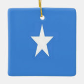 zSO001 SOMALIË, Vlag, Afrika, Keramisch Ornament (Voorkant)