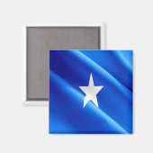 zSO002 SOMALIA, Waving Flag, Afrika, Fridge Magneet (Voorkant / Achterkant)