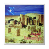 zSO005 SOMALIA, Taleh Castle, Afrika, Tegeltje (Voorkant)