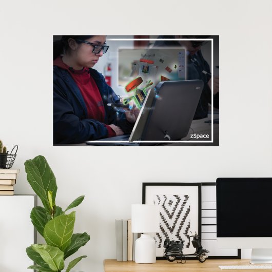 zSpace Poster - Franklin's Lab (Thuiskantoor)