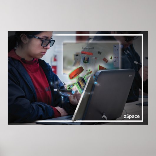 zSpace Poster - Franklin's Lab (Voorkant)