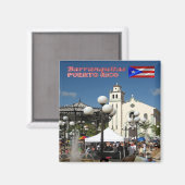 zSR005 SURINAME, Paramaribo, Presidentieel paleis Magneet (Voorkant / Achterkant)