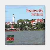 zSR006 PARAMARIBO, Suriname, Amerika, Fridge Magneet (Voorkant)
