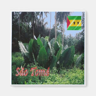 zST004 SAO TOME, Afrika, Fridge Magneet