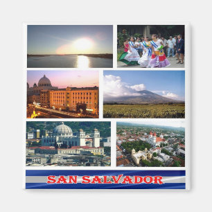 zSV003 EL SALVADOR, Mosaic, Amerika, Fridge Magneet