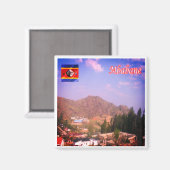 zSZ005 MBABANE, Swaziland, Afrika, Fridge Magneet (Voorkant / Achterkant)
