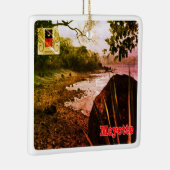 zT003 MAYOTTE, Beach, Afrika, Keramisch Ornament (Rechts)