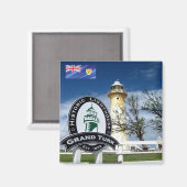 ZTC004 TURKS AND CAICOS, Grand Turk Island, Fridge Magneet (Voorkant / Achterkant)