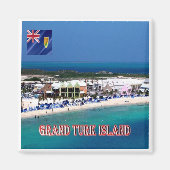zTC005 GRAND TURK ISLAND, Turks en Caicos, Fridge Magneet (Voorkant)