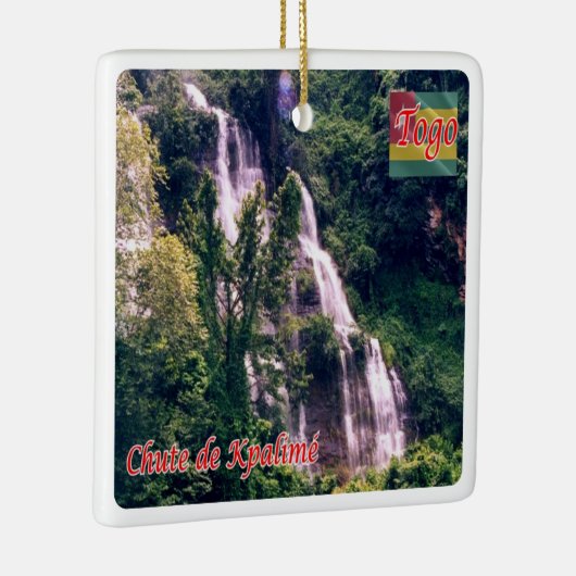 zTG003 TOGO, Herfsten van Kpalimé, Afrika, Fridge Keramisch Ornament (Rechts)